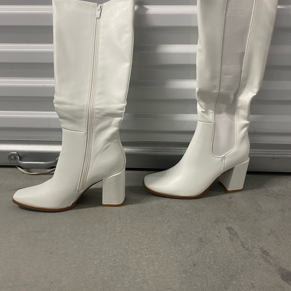 Women's White Boots